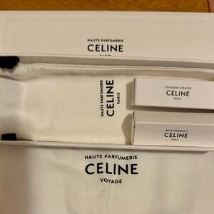 Celine Voyage Parfumerie Set in White and Black